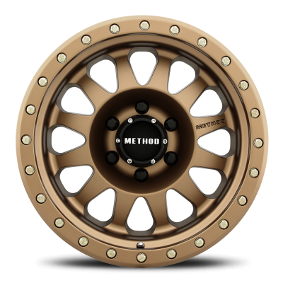 Aluminum Wheels 16x8 Double Standard MR304 Bolt Pattern 6 On 139.7 Offset 0 Lip Size 2.76 Method Bronze BRZ Method