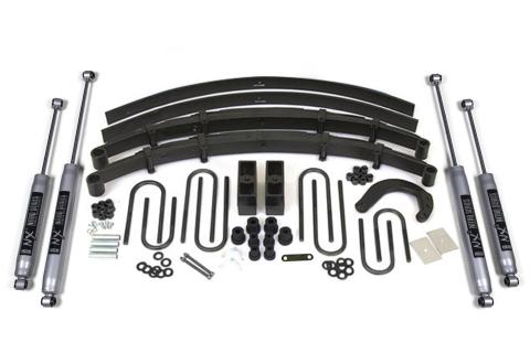6 Inch Lift Kit Chevy/GMC 3/4 Ton Suburban 88-91 4WD Leaf Springs Fox 2.0 Performance Shocks
