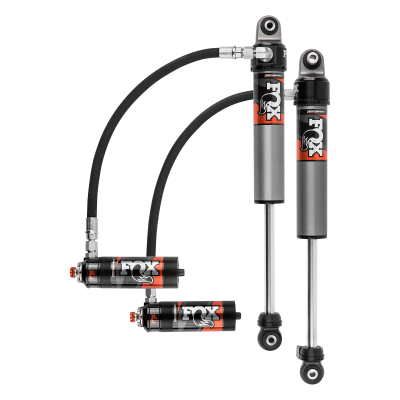 18-Up Jeep JL No Mojave Front Performance Elite 2.5 Remote Reservoir 2-3 Inch Lift Dual Speed Compression Adjuster Fox Offroad Shocks