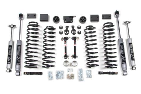 3 Inch Lift Kit Jeep Wrangler JK 12-18 2-Door Sway Bar Disconnects Fox 2.0 Performance Shocks