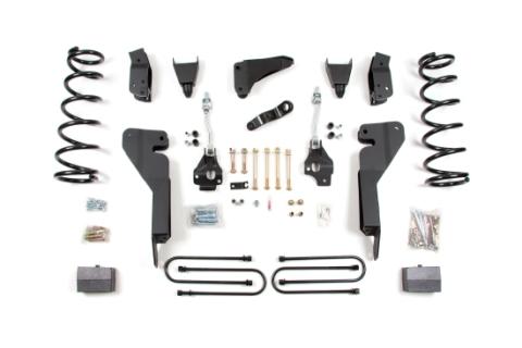 03-07 Dodge RAM 2500 6 Inch Lift Kit With 3.5 Inch Axle Diesel No Shocks Zone Offroad