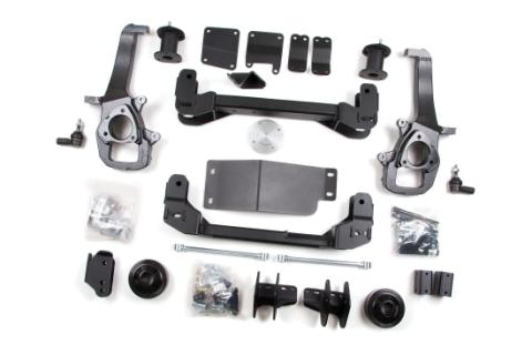 2013 RAM 1500 4 Inch Front 3 Inch Rear Lift Kit No Shocks Zone Offroad