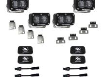 S2 SAE Fog Pocket Kit Fits 21-On Ford Raptor Baja Designs