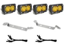 S2 Sport Dual Fog Pocket Light Kit - 24-Present Tacoma (Wide Cornering; Baja Amber) Baja Designs